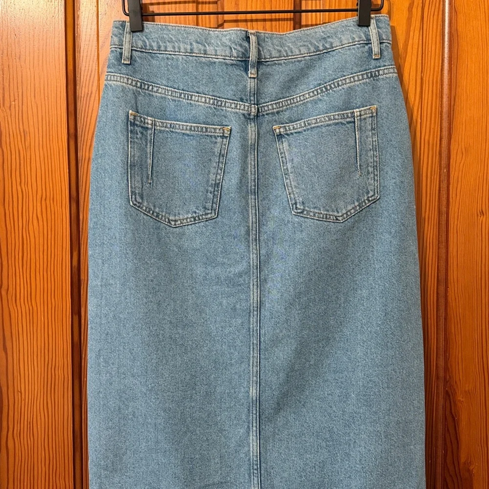 New Derek Lam 10 Crosby Denim Maxi Skirt - Sutton Vintage - Cotton NWT